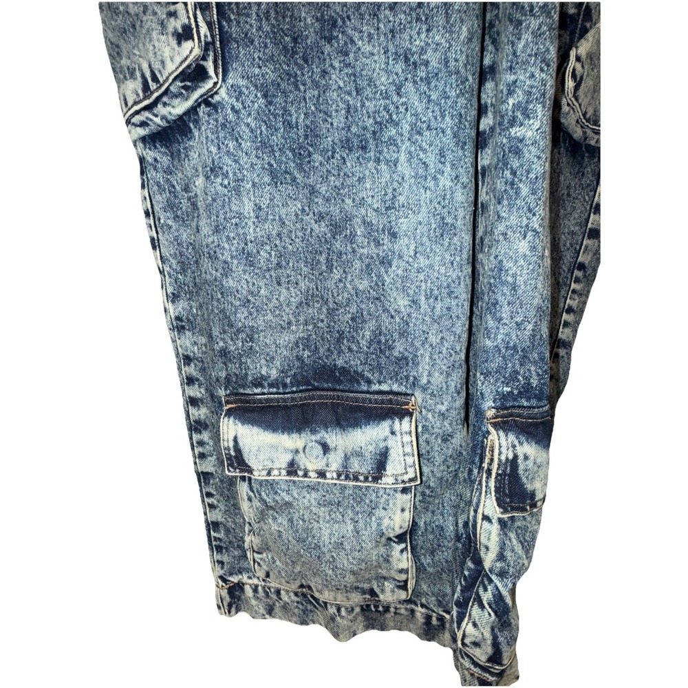 Men's Classic Blue Denim Jumpsuit - Picture 7 of 8